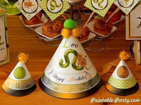 leo-printable-zodiac-party-supplies-hats