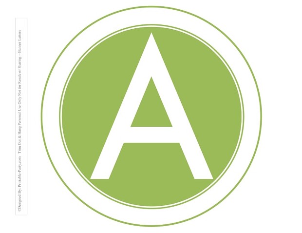 8-INCH-WHITE-OLIVE-GREEN-CIRCLE-PRINTABLE-BANNER-LETTERS-A-Z-0-9