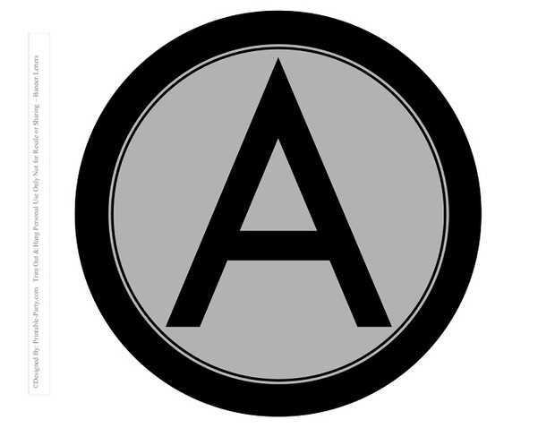 8-INCH-BLACK-GREY-CIRCLE-PRINTABLE-BANNER-LETTERS-A-Z-0-9