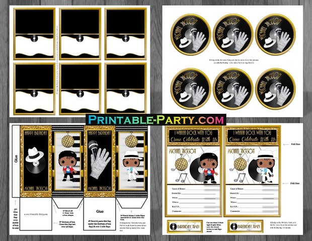 MICHAEL-JACKSON-THEMED-BIRTHDAY-SUPPLIES-GOLD