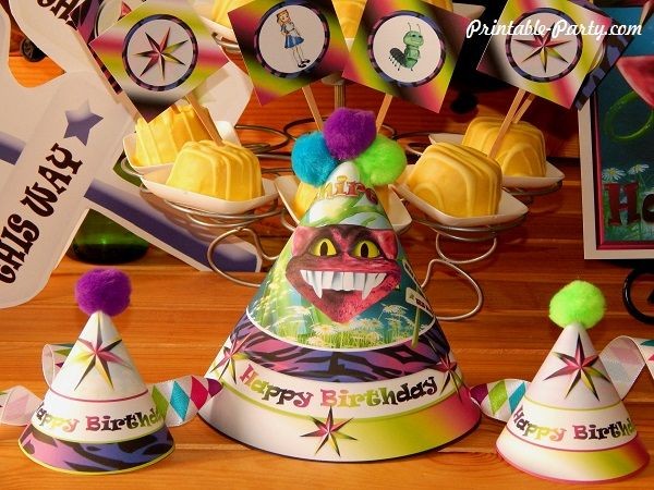 wonderlands-cheshire-cat-printable-party-supplies-hats