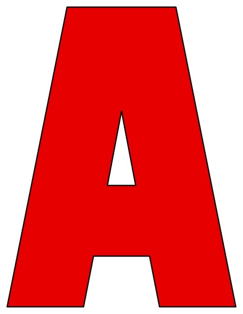 Free Printable Red Alphabet Letters - Printable Templates