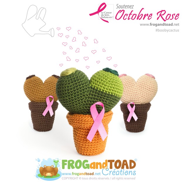 Octobre Rose - BOOBY CACTUS - FROGandTOAD Créations©