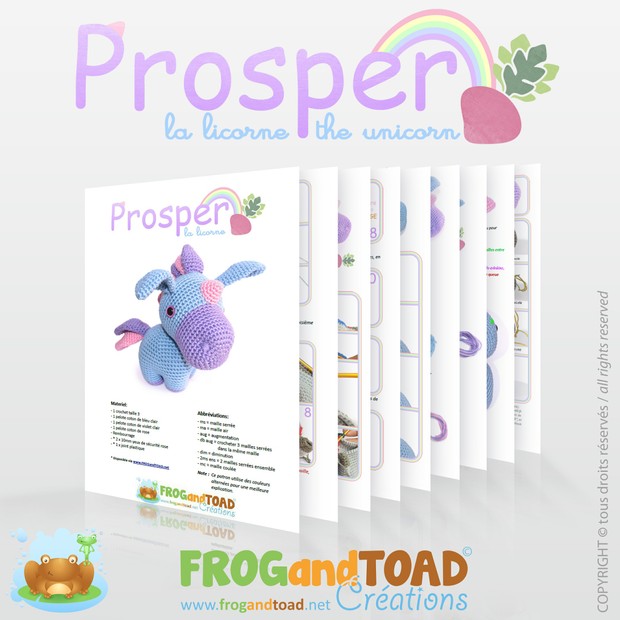 PROSPER - la licorne / the unicorn - FROGandTOAD Créations ©