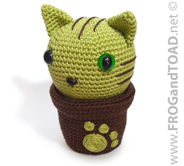 Minty Kitty Cactus - FROGandTOAD Créations ©