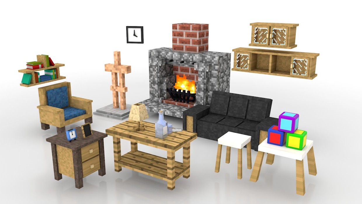 Minecraft Furniture Pack 2 Alexbroanimation