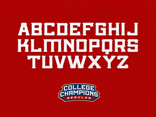 College Championship Font Family