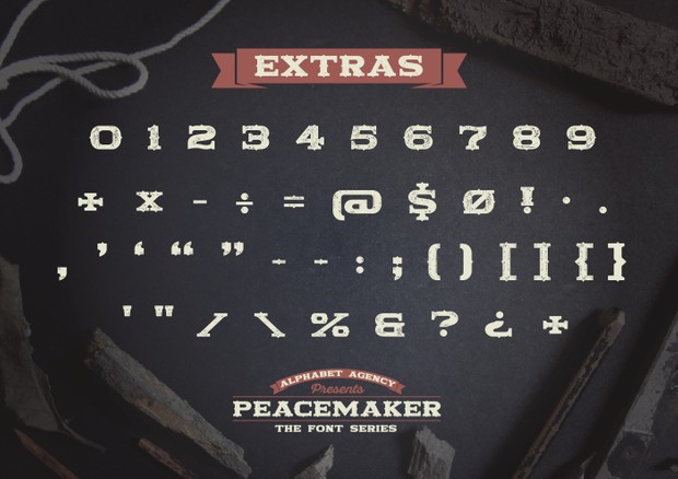 PEACEMAKER FONT SERIES