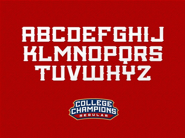 College Championship Font Family