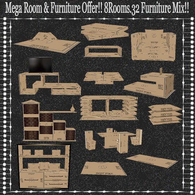 BIGG MESHES OFFER (40MESHES) NO RESELL!! READ DESCRIPTION PLS!!