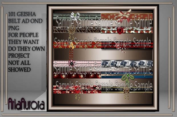 101 GEISHA BELTS AD ONS RESELL RIGHT ONLY 4 PEOPLE!!