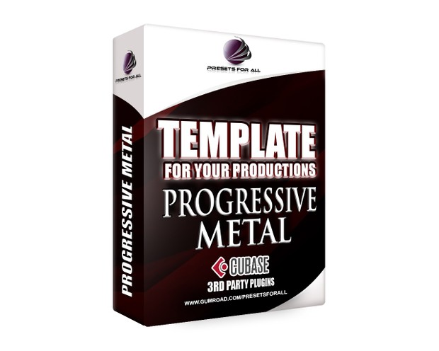 Template For Your Productions - PROGRESSIVE METAL (Cubase Version)
