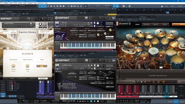 Template For Your Productions - DEATH METAL (Studio One Version)