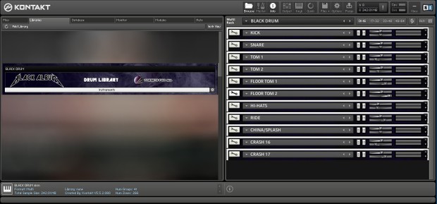 BLACK DRUM - Metallica Drum Library | Kontakt 5