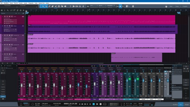 Template For Your Productions - PROGRESSIVE METAL (Studio One Version)