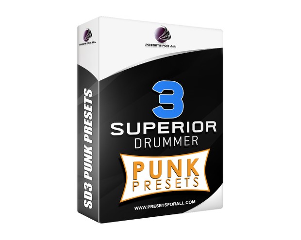 PUNK PRESETS - Superior Drummer 3 Presets Pack