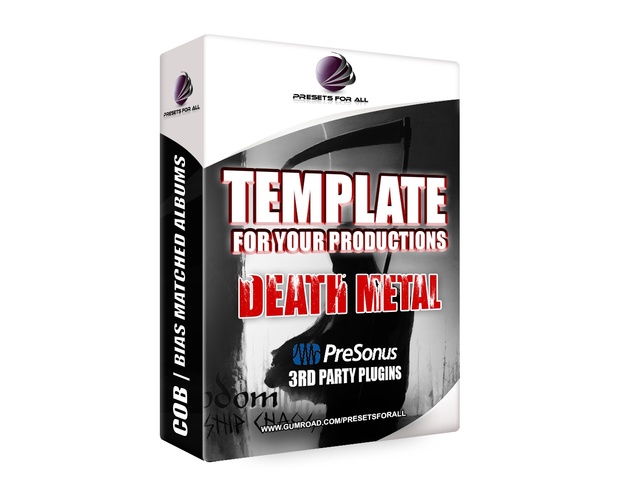 Template For Your Productions - DEATH METAL (Studio One Version)