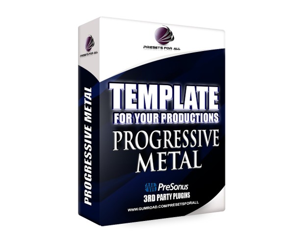 Template For Your Productions - PROGRESSIVE METAL (Studio One Version)