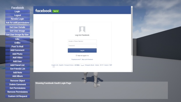 Social Network Plugin for UE4