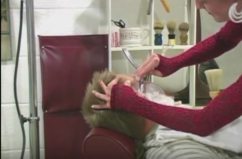 Alucard's Face and Nape Shave and Haircut