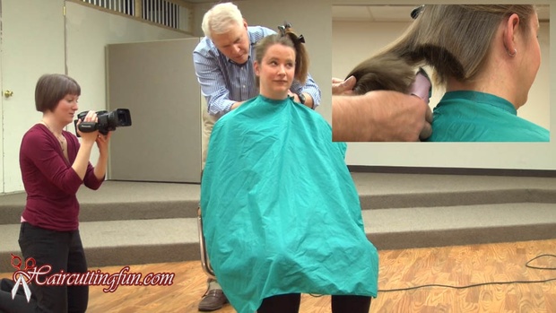 Emily's Long Hair to Inverted Bob Haircut - VOD, video on demand, digital video