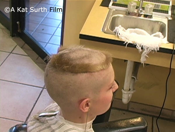 Kat's Crown Haircut in Barbershop - VOD Digital Video on Demand