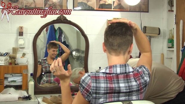 Dawn's Brushcut Haircut - VOD Digital Video on Demand