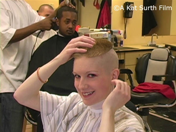 Kat's Crown Haircut in Barbershop - VOD Digital Video on Demand