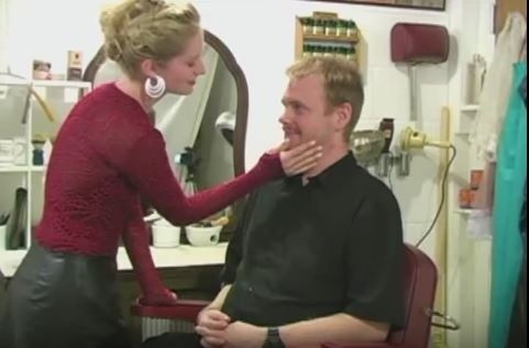 Alucard's Face and Nape Shave and Haircut