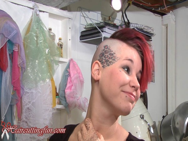 Jana Goes To The Barbershop Flat Top Haircut Vod V