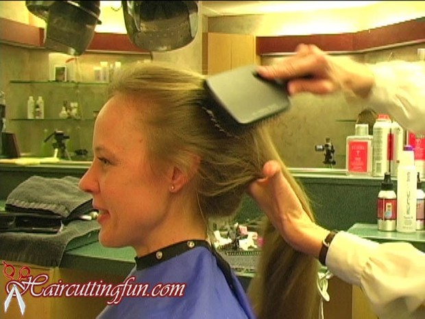 Kate's Hair Singeing Trim with Candle Flame - VOD Digital Video on Demand