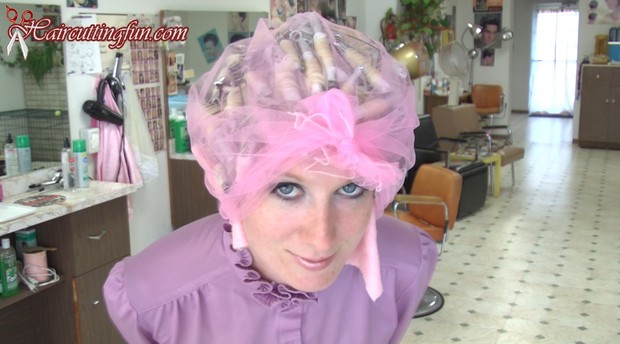 Kat's Tip Top and Other Metal Curlers Roller Set and Comb Out - VOD Digital Video on Demand