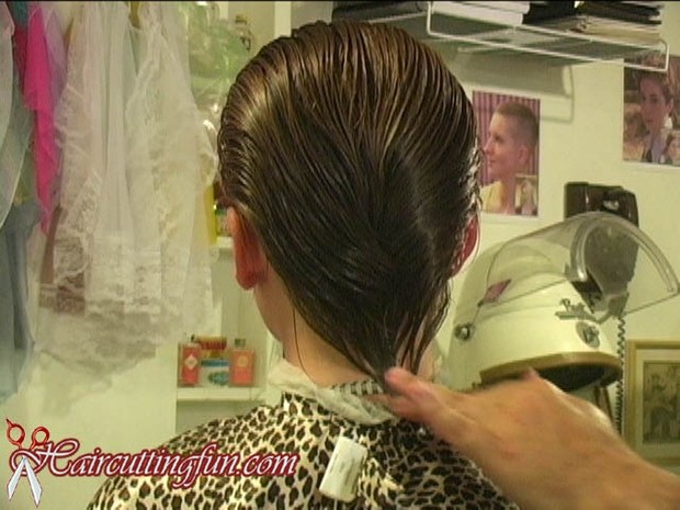 Karissah's Hair Play - Slicked Hair and Dryer Time - VOD Digital Video on Demand
