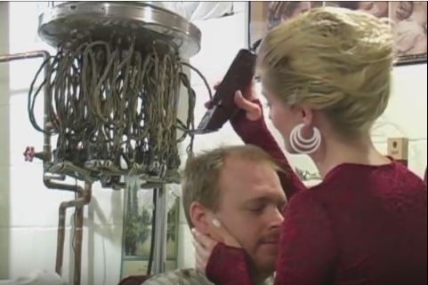 Alucard's Face and Nape Shave and Haircut