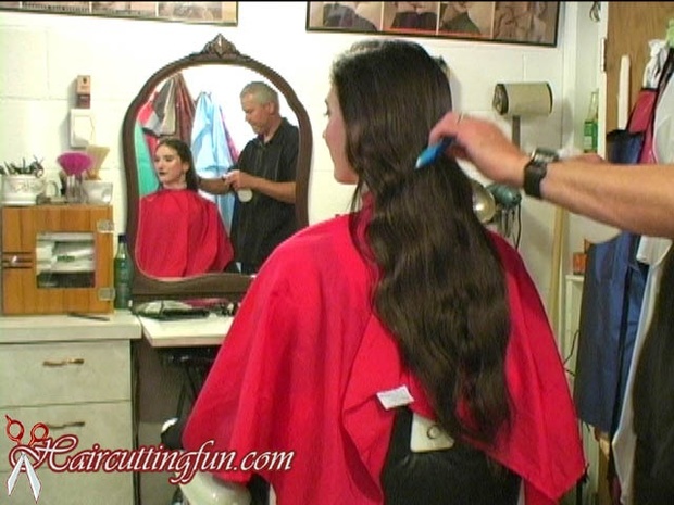 Elizabeth's Long Hair to Inverted Bob to Pixie Haircut - VOD Digital Video Download