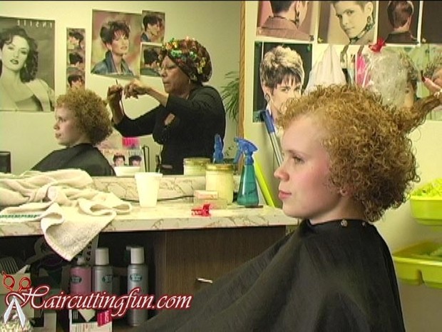 Anneli's Haircut and Blonde Afro Style - VOD Digital Video on Demand