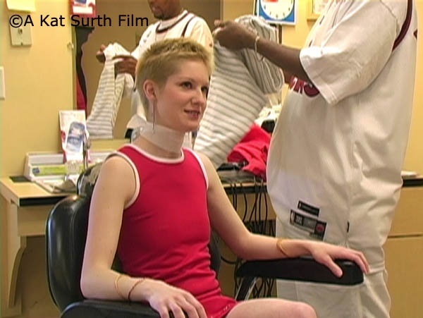 Kat's Crown Haircut in Barbershop - VOD Digital Video on Demand