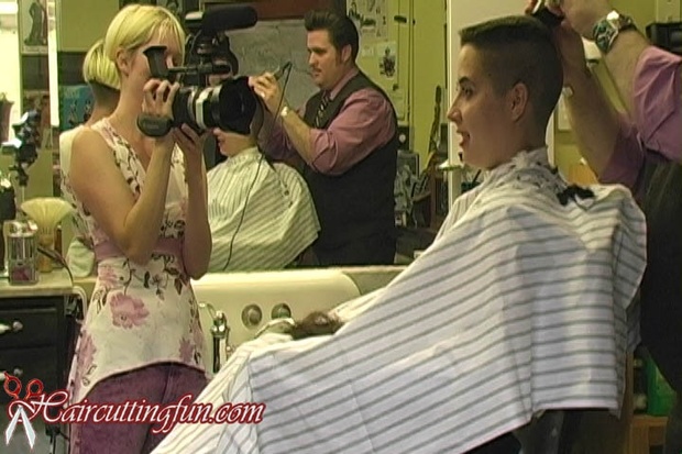 Jana Goes to the Barbershop - Flat Top Haircut - VOD Video Download