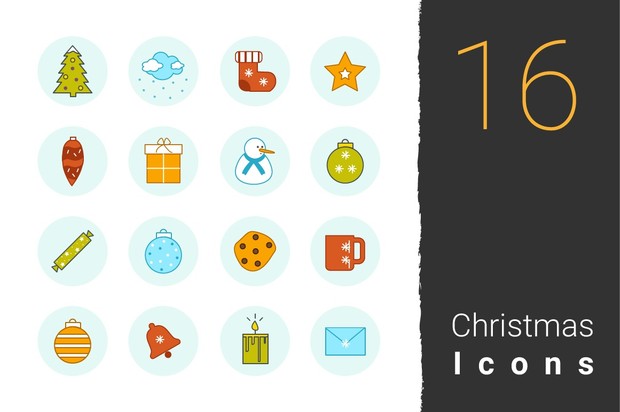 80 Holiday Icons