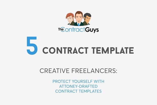 Bundle of 5 Contract Templates for Creative Freelancers