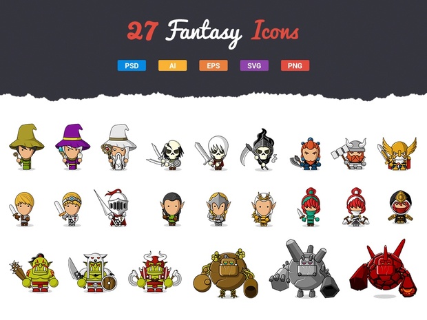 27 Fantasy Characters