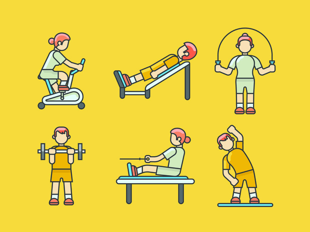68 Fresh Fitness Icons