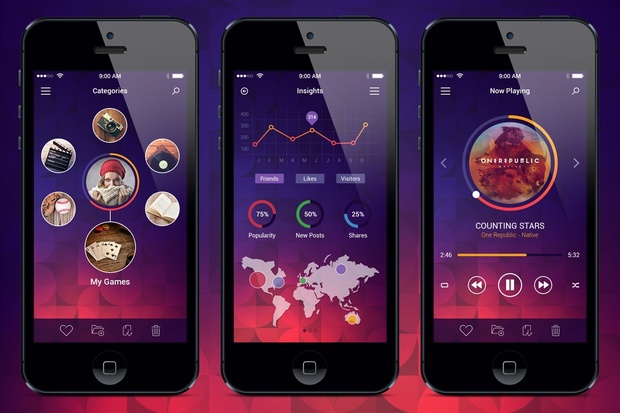 Crown Mobile UI Kit