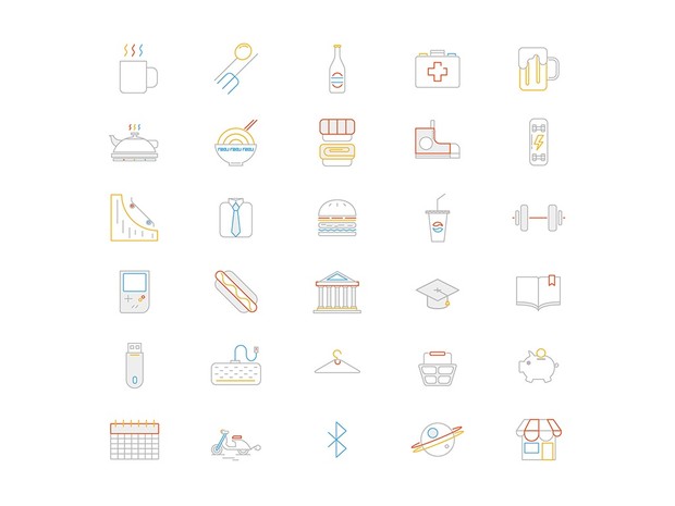 500 Awesome Line Icons