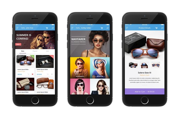 Clean Mobile UI Kit - Shopper