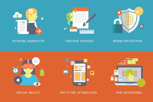24 Flat SEO & Internet Marketing Concepts
