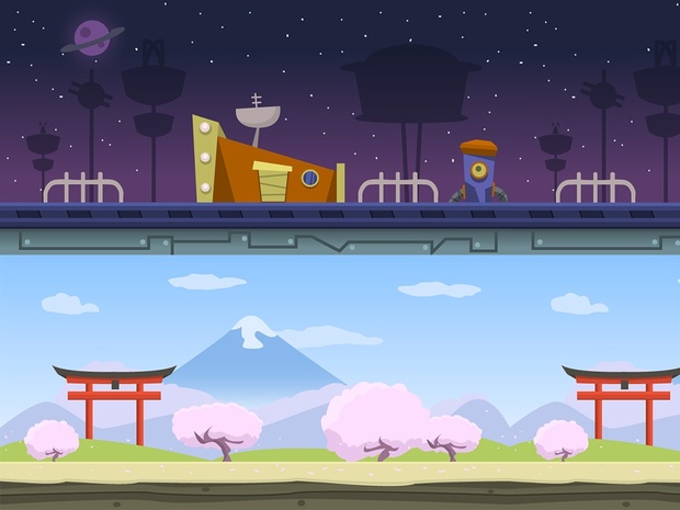 10 Fresh Game Backgrounds