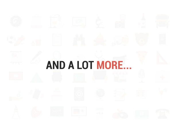 100 Fresh Flat Icons