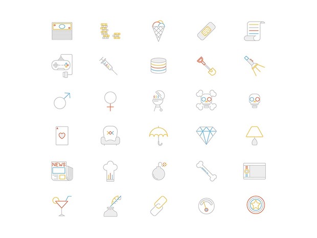 500 Awesome Line Icons