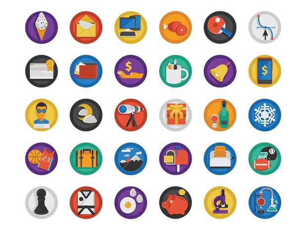 170 Fresh Round Icons